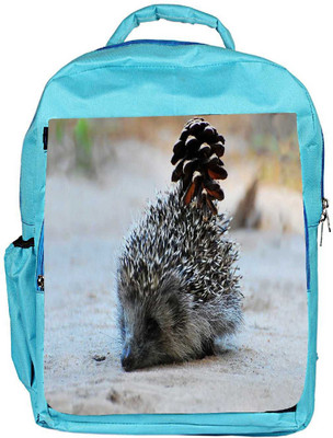

Snoogg Eco Friendly Canvas Sleeping Designer Backpack Rucksack School Travel Unisex Casual Canvas Bag Bookbag Satchel 5 L Backpack(Blue)