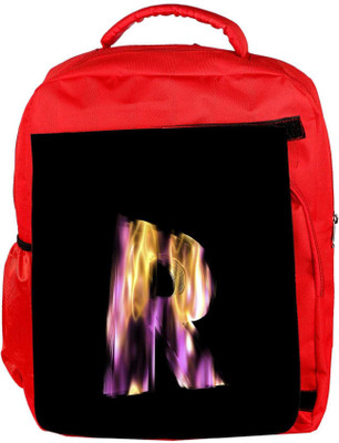 

Snoogg Eco Friendly Canvas Flaming 3D Letter Backpack Rucksack School Travel Unisex Casual Canvas Bag Bookbag Satchel 5 L Backpack(Red)