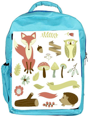 

Snoogg Eco Friendly Canvas Autumn Forest Backpack Rucksack School Travel Unisex Casual Canvas Bag Bookbag Satchel 5 L Backpack(Blue)