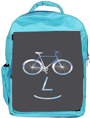 

Snoogg Eco Friendly Canvas Public Bike Poster 2923 Backpack Rucksack School Travel Unisex Casual Canvas Bag Bookbag Satchel 5 L Backpack(Blue)