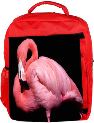 

Snoogg Eco Friendly Canvas Pink Swan Designer Backpack Rucksack School Travel Unisex Casual Canvas Bag Bookbag Satchel 5 L Backpack(Red)