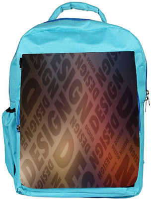 

Snoogg Eco Friendly Canvas Design Designer Backpack Rucksack School Travel Unisex Casual Canvas Bag Bookbag Satchel 5 L Backpack(Blue)