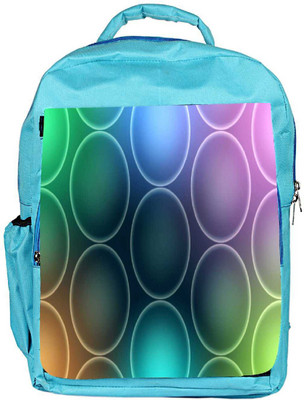 

Snoogg Eco Friendly Canvas Colorful Bubbles Designer Backpack Rucksack School Travel Unisex Casual Canvas Bag Bookbag Satchel 5 L Backpack(Blue)