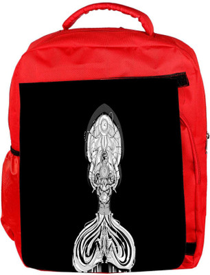

Snoogg Eco Friendly Canvas Profet Designer Backpack Rucksack School Travel Unisex Casual Canvas Bag Bookbag Satchel 5 L Backpack(Red)