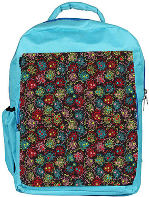 

Snoogg Eco Friendly Canvas Abstract Multicolor Pattern Design Designer Backpack Rucksack School Travel Unisex Casual Canvas Bag Bookbag Satchel 5 L Backpack(Blue)