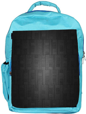 

Snoogg Eco Friendly Canvas Black Floor Deisgn Designer Backpack Rucksack School Travel Unisex Casual Canvas Bag Bookbag Satchel 5 L Backpack(Blue)