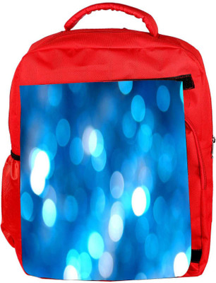 

Snoogg Eco Friendly Canvas Abstract Blue Backgrounds Designer Backpack Rucksack School Travel Unisex Casual Canvas Bag Bookbag Satchel 5 L Backpack(Red)