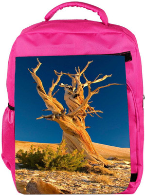 

Snoogg Eco Friendly Canvas Tree Without Leaves Designer Backpack Rucksack School Travel Unisex Casual Canvas Bag Bookbag Satchel 5 L Backpack(Pink)