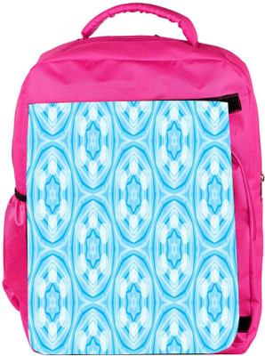 

Snoogg Eco Friendly Canvas Abstract Star Blue Pattern Designer Backpack Rucksack School Travel Unisex Casual Canvas Bag Bookbag Satchel 5 L Backpack(Pink)