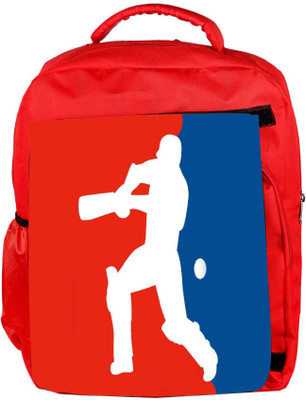 

Snoogg Eco Friendly Canvas Cricket Is Life Backpack Rucksack School Travel Unisex Casual Canvas Bag Bookbag Satchel 5 L Backpack(Red)