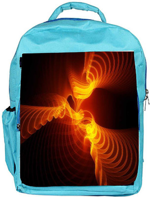 

Snoogg Eco Friendly Canvas Abstract Design Designer Backpack Rucksack School Travel Unisex Casual Canvas Bag Bookbag Satchel 5 L Backpack(Blue)