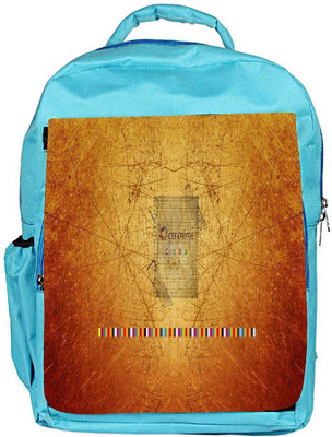 

Snoogg Eco Friendly Canvas Css CrÃ¨me Designer Backpack Rucksack School Travel Unisex Casual Canvas Bag Bookbag Satchel 5 L Backpack(Blue)