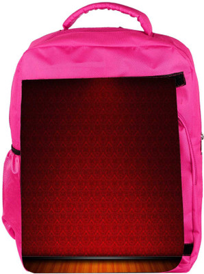 

Snoogg Eco Friendly Canvas Red Wall Patter Design Designer Backpack Rucksack School Travel Unisex Casual Canvas Bag Bookbag Satchel 5 L Backpack(Pink)