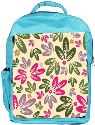 

Snoogg Eco Friendly Canvas Seamless Floral Pattern Abstract Background Backpack Rucksack School Travel Unisex Casual Canvas Bag Bookbag Satchel 5 L Backpack(Blue)