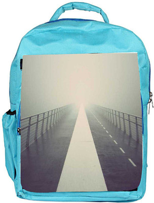 

Snoogg Eco Friendly Canvas Into The Fog Backpack Rucksack School Travel Unisex Casual Canvas Bag Bookbag Satchel 5 L Backpack(Blue)