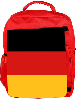 

Snoogg Eco Friendly Canvas Germany Flag 2979 Backpack Rucksack School Travel Unisex Casual Canvas Bag Bookbag Satchel 5 L Backpack(Red)