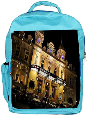 

Snoogg Eco Friendly Canvas Palace At Night Designer Backpack Rucksack School Travel Unisex Casual Canvas Bag Bookbag Satchel 5 L Backpack(Blue)