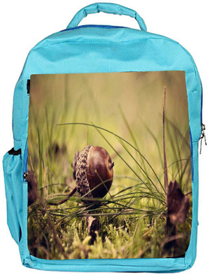 

Snoogg Eco Friendly Canvas Small Fruitnut Designer Backpack Rucksack School Travel Unisex Casual Canvas Bag Bookbag Satchel 5 L Backpack(Blue)