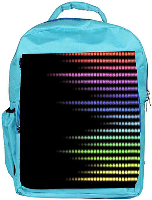 

Snoogg Eco Friendly Canvas Mulicolor Virus Designer Backpack Rucksack School Travel Unisex Casual Canvas Bag Bookbag Satchel 5 L Backpack(Blue)
