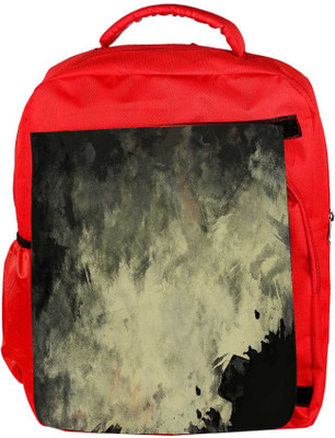 

Snoogg Eco Friendly Canvas Abstract Art Work Designer Backpack Rucksack School Travel Unisex Casual Canvas Bag Bookbag Satchel 5 L Backpack(Red)