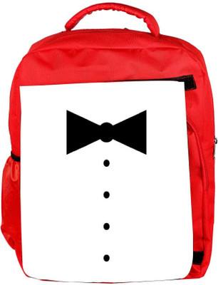 

Snoogg Eco Friendly Canvas Suit Up Backpack Rucksack School Travel Unisex Casual Canvas Bag Bookbag Satchel 5 L Backpack(Red)