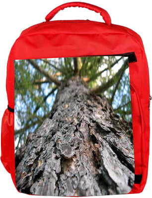 

Snoogg Eco Friendly Canvas Huge Dry Tree Designer Backpack Rucksack School Travel Unisex Casual Canvas Bag Bookbag Satchel 5 L Backpack(Red)