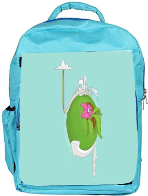 

Snoogg Eco Friendly Canvas Green Planet Designer Backpack Rucksack School Travel Unisex Casual Canvas Bag Bookbag Satchel 5 L Backpack(Blue)
