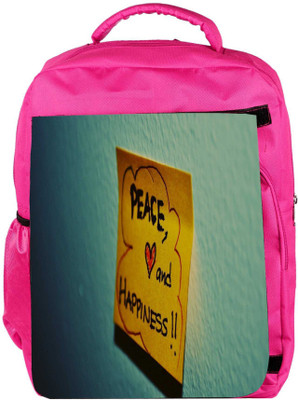 

Snoogg Eco Friendly Canvas Awesome Life Quotes Designer Backpack Rucksack School Travel Unisex Casual Canvas Bag Bookbag Satchel 5 L Backpack(Pink)