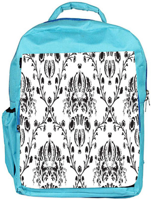 

Snoogg Eco Friendly Canvas Grey Pattern White Designer Backpack Rucksack School Travel Unisex Casual Canvas Bag Bookbag Satchel 5 L Backpack(Blue)