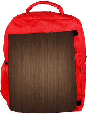 

Snoogg Eco Friendly Canvas Wood Wall Pattern Design Designer Backpack Rucksack School Travel Unisex Casual Canvas Bag Bookbag Satchel 5 L Backpack(Red)