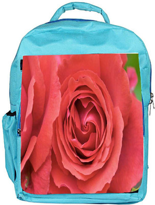 

Snoogg Eco Friendly Canvas Red Roses Designer Backpack Rucksack School Travel Unisex Casual Canvas Bag Bookbag Satchel 5 L Backpack(Blue)