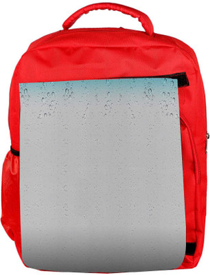 

Snoogg Eco Friendly Canvas Small Bubbles Designer Backpack Rucksack School Travel Unisex Casual Canvas Bag Bookbag Satchel 5 L Backpack(Red)