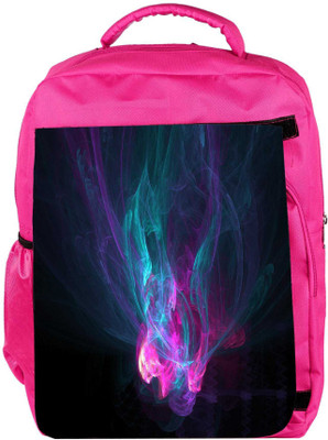 

Snoogg Eco Friendly Canvas Multicolor Smoke Pattern Designer Backpack Rucksack School Travel Unisex Casual Canvas Bag Bookbag Satchel 5 L Backpack(Pink)