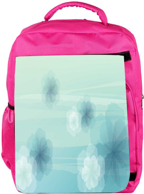 

Snoogg Eco Friendly Canvas Floral Abstract Design Designer Backpack Rucksack School Travel Unisex Casual Canvas Bag Bookbag Satchel 5 L Backpack(Pink)