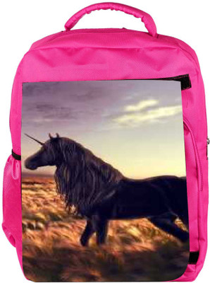 

Snoogg Eco Friendly Canvas Capricorn Horse Designer Backpack Rucksack School Travel Unisex Casual Canvas Bag Bookbag Satchel 5 L Backpack(Pink)