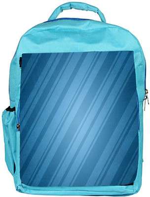 

Snoogg Eco Friendly Canvas Wrapping Paper Blue Designer Backpack Rucksack School Travel Unisex Casual Canvas Bag Bookbag Satchel 5 L Backpack(Blue)