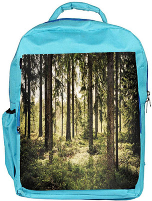 

Snoogg Eco Friendly Canvas Scary Forest Designer Backpack Rucksack School Travel Unisex Casual Canvas Bag Bookbag Satchel 5 L Backpack(Blue)