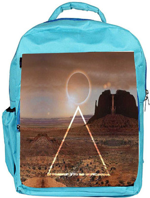 

Snoogg Eco Friendly Canvas Eclipse Zoyd Backpack Rucksack School Travel Unisex Casual Canvas Bag Bookbag Satchel 5 L Backpack(Blue)