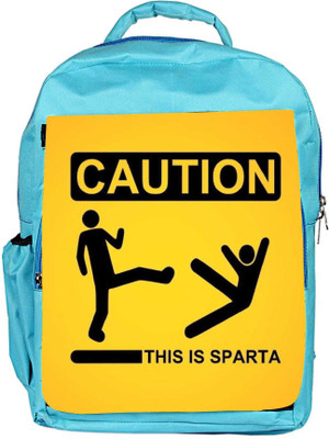 

Snoogg Eco Friendly Canvas This Is Sparta Funny Backpack Rucksack School Travel Unisex Casual Canvas Bag Bookbag Satchel 5 L Backpack(Blue)