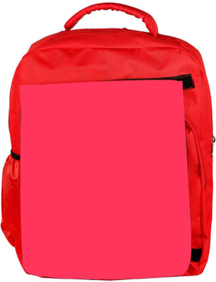 

Snoogg Eco Friendly Canvas Plain Red Designer Backpack Rucksack School Travel Unisex Casual Canvas Bag Bookbag Satchel 5 L Backpack(Red)