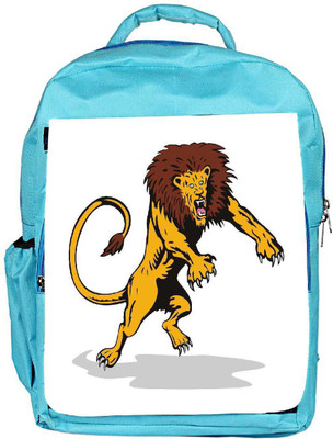 

Snoogg Eco Friendly Canvas Lion Big Cat Attacking Retro Backpack Rucksack School Travel Unisex Casual Canvas Bag Bookbag Satchel 5 L Backpack(Blue)