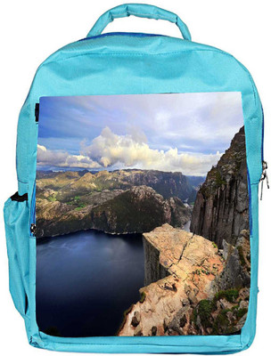 

Snoogg Eco Friendly Canvas Abstract Hill Designer Backpack Rucksack School Travel Unisex Casual Canvas Bag Bookbag Satchel 5 L Backpack(Blue)