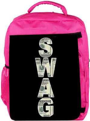 

Snoogg Eco Friendly Canvas Swag Backpack Rucksack School Travel Unisex Casual Canvas Bag Bookbag Satchel 5 L Backpack(Pink)