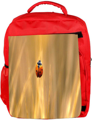 

Snoogg Eco Friendly Canvas Yellow Beatel Designer Backpack Rucksack School Travel Unisex Casual Canvas Bag Bookbag Satchel 5 L Backpack(Red)