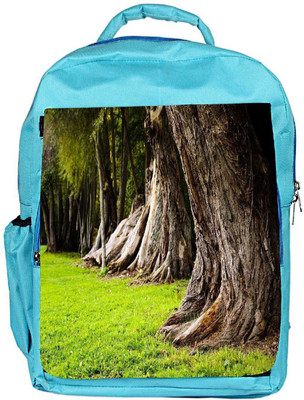 

Snoogg Eco Friendly Canvas Huge Tress Designer Backpack Rucksack School Travel Unisex Casual Canvas Bag Bookbag Satchel 5 L Backpack(Blue)