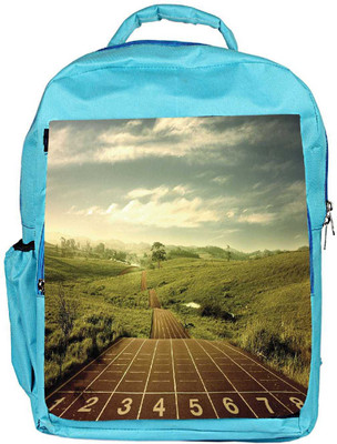 

Snoogg Eco Friendly Canvas Integers Designer Backpack Rucksack School Travel Unisex Casual Canvas Bag Bookbag Satchel 5 L Backpack(Blue)