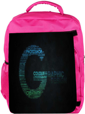 

Snoogg Eco Friendly Canvas Graphic Design Designer Backpack Rucksack School Travel Unisex Casual Canvas Bag Bookbag Satchel 5 L Backpack(Pink)