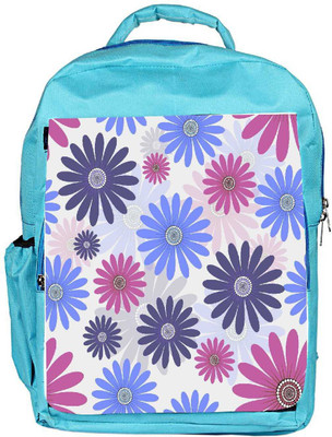 

Snoogg Eco Friendly Canvas Seamless Floral Pattern Abstract Background Backpack Rucksack School Travel Unisex Casual Canvas Bag Bookbag Satchel 5 L Backpack(Blue)