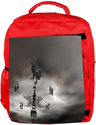 

Snoogg Eco Friendly Canvas Anemometer Backpack Rucksack School Travel Unisex Casual Canvas Bag Bookbag Satchel 5 L Backpack(Red)