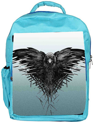 

Snoogg Eco Friendly Canvas Black Scavenger Backpack Rucksack School Travel Unisex Casual Canvas Bag Bookbag Satchel 5 L Backpack(Blue)